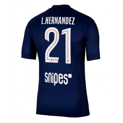 Paris Saint-Germain Lucas Hernandez #21 Replika Hemmatröja 2025-26 Kortärmad